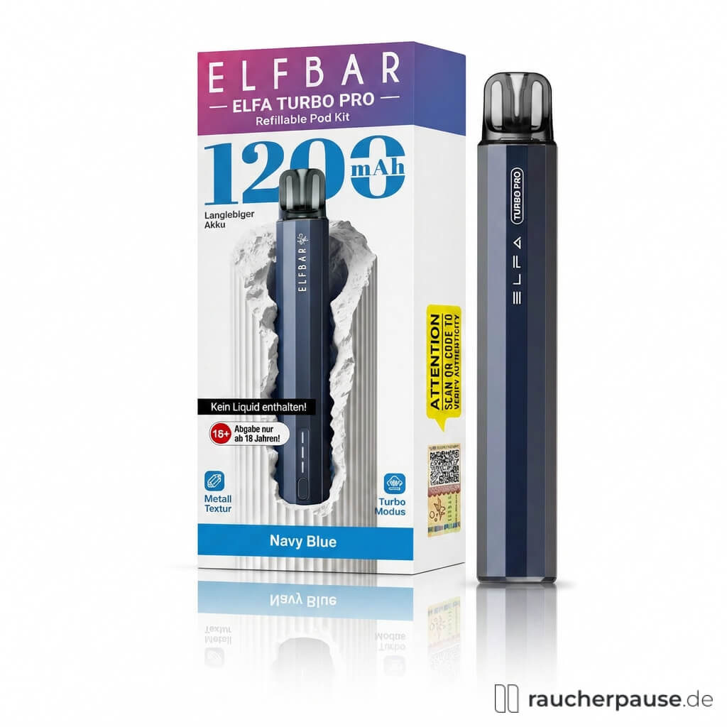 Elfbar Elfa Turbo Pro Akkuträger | 1200mAh | Navy Blue