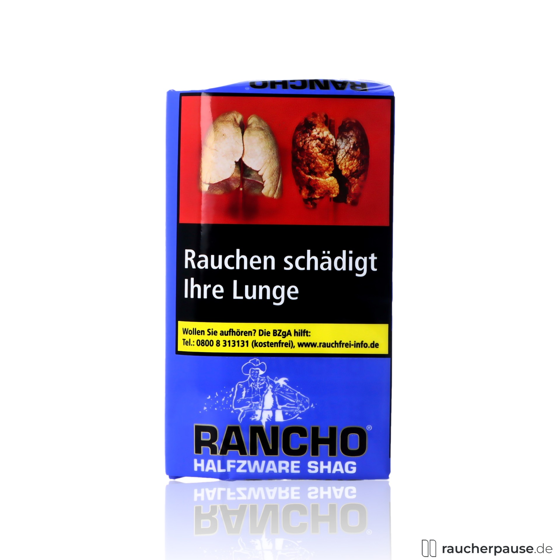 Rancho Halfzware Shag | Feinschnitttabak 40g | Ohne Zusatzstoffe | Mittelkräftig