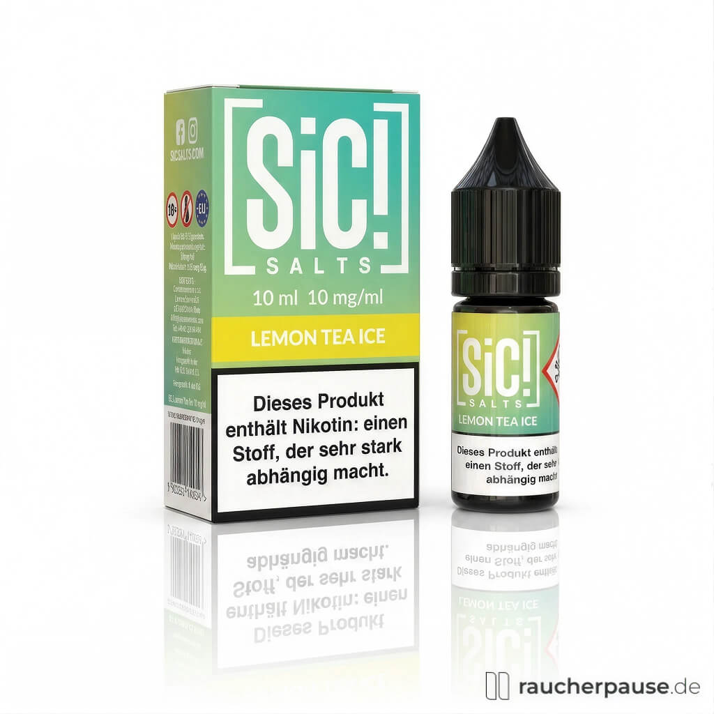 SiC! Salts Lemon Tea Ice Liquid | 10 mg/ml Nikotin