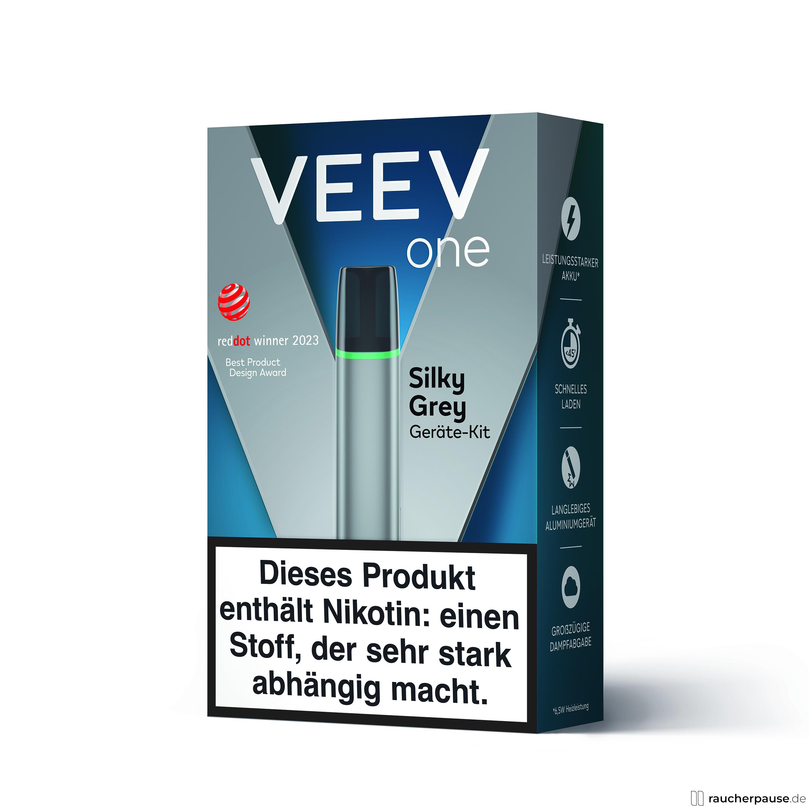 VEEV One Akku Silky Grey kaufen stark & stylish dampfen VEEV One Akku Silky Grey kaufen stark & stylish dampfen