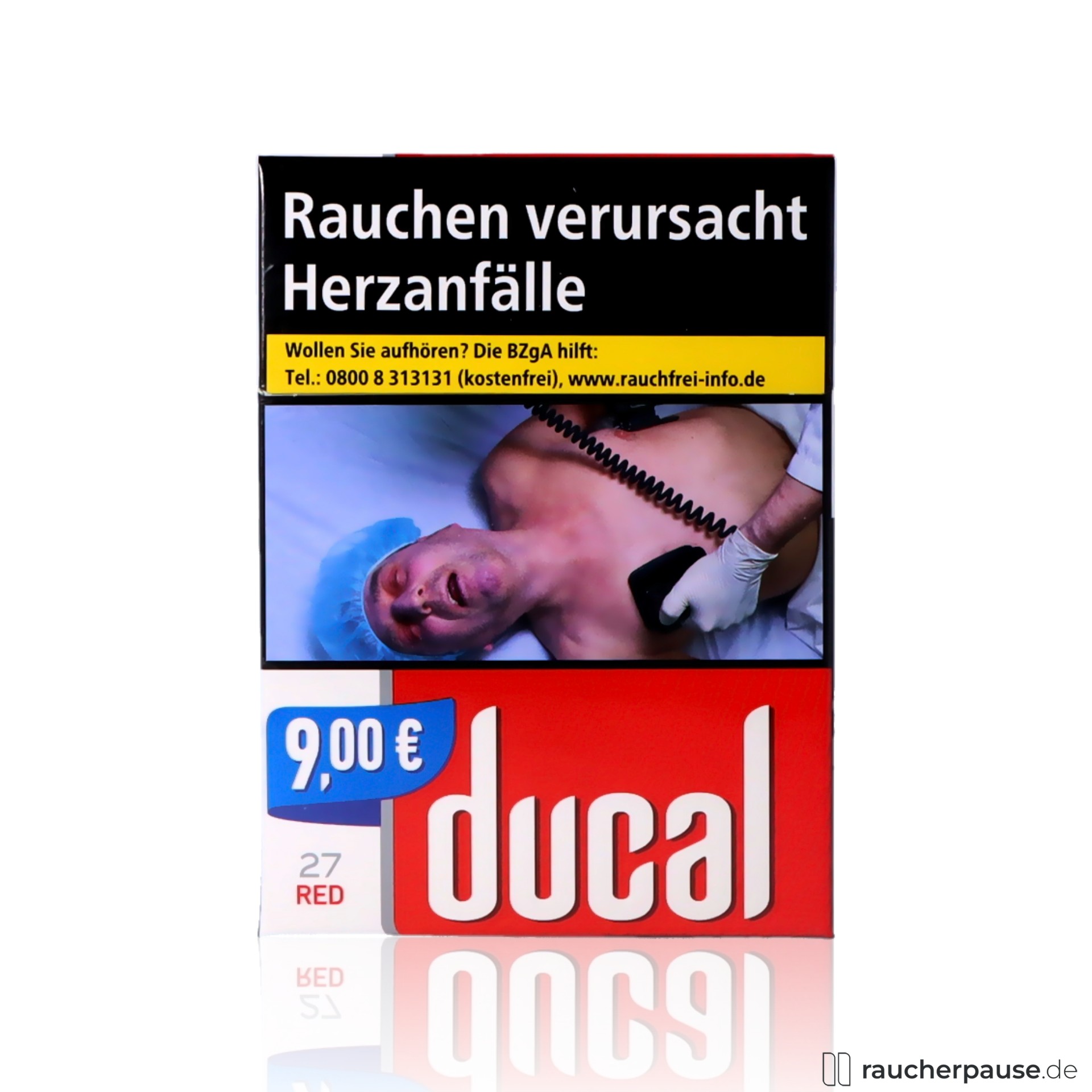 Ducal Red XXL Zigaretten | 27 Stk. pro Packung | King Size Format mit Filter