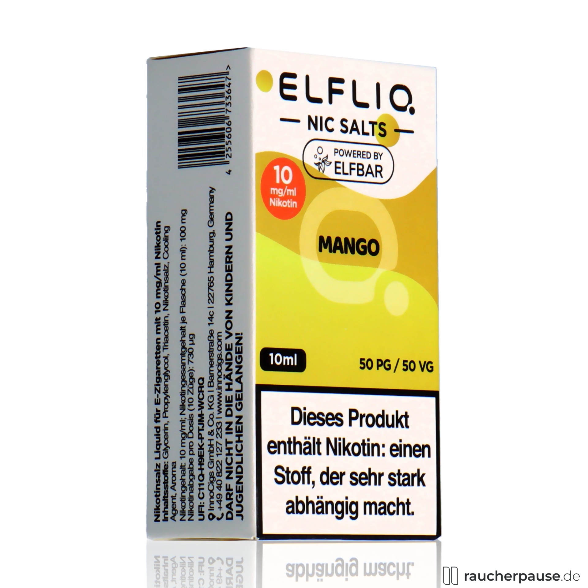 Elfliq by Elf Bar Nikotinsalz Liquid Mango | 10mg/ml Nikotin | 10ml