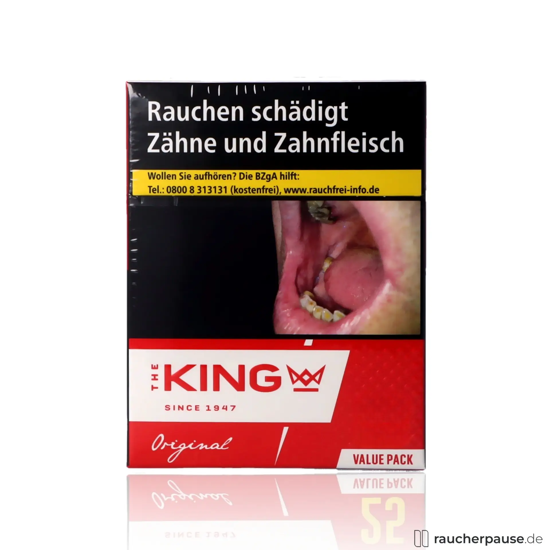 The KING Red Value Pack Zigaretten | 25 Stk. pro Packung