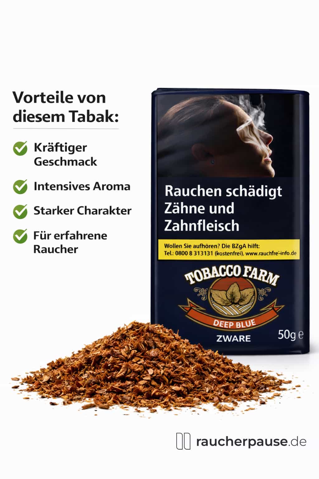 Tobacco Farm Zware Tabak – kräftiger Geschmack und intensives Aroma