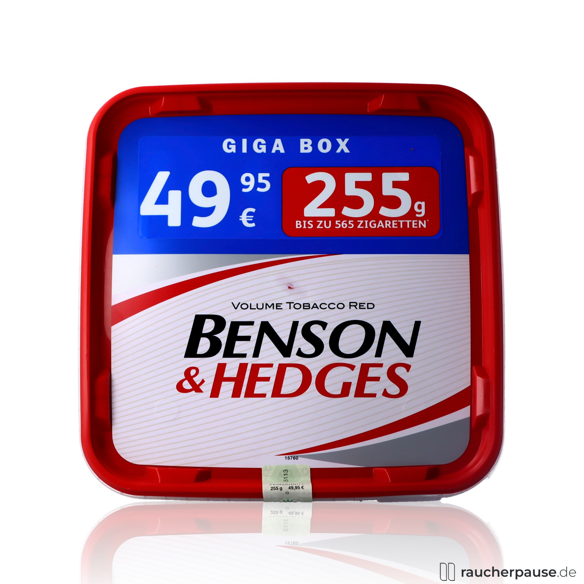 Benson & Hedges Volumentabak Rot | 255g Eimer