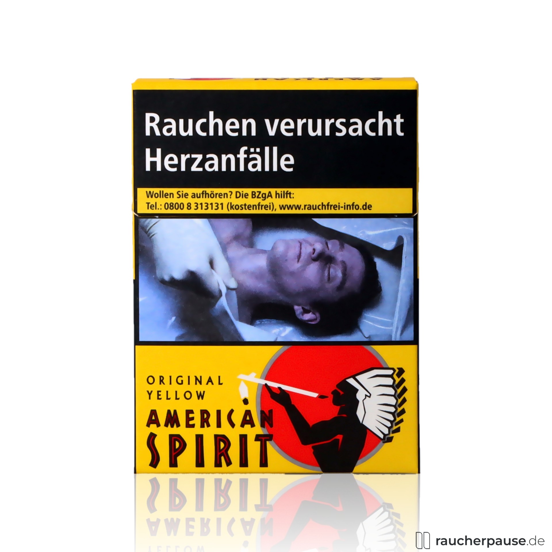 American Spirit Yellow Zigaretten | 20 Stk. pro Packung | 100% Naturtabak ohne Zusätze