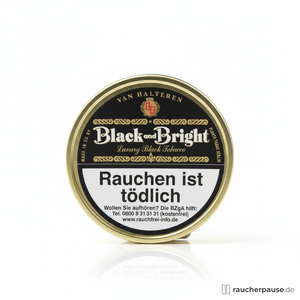 Van Halteren Black & Bright Pfeifentabak | 100g Dose | Mild & Aromatisch