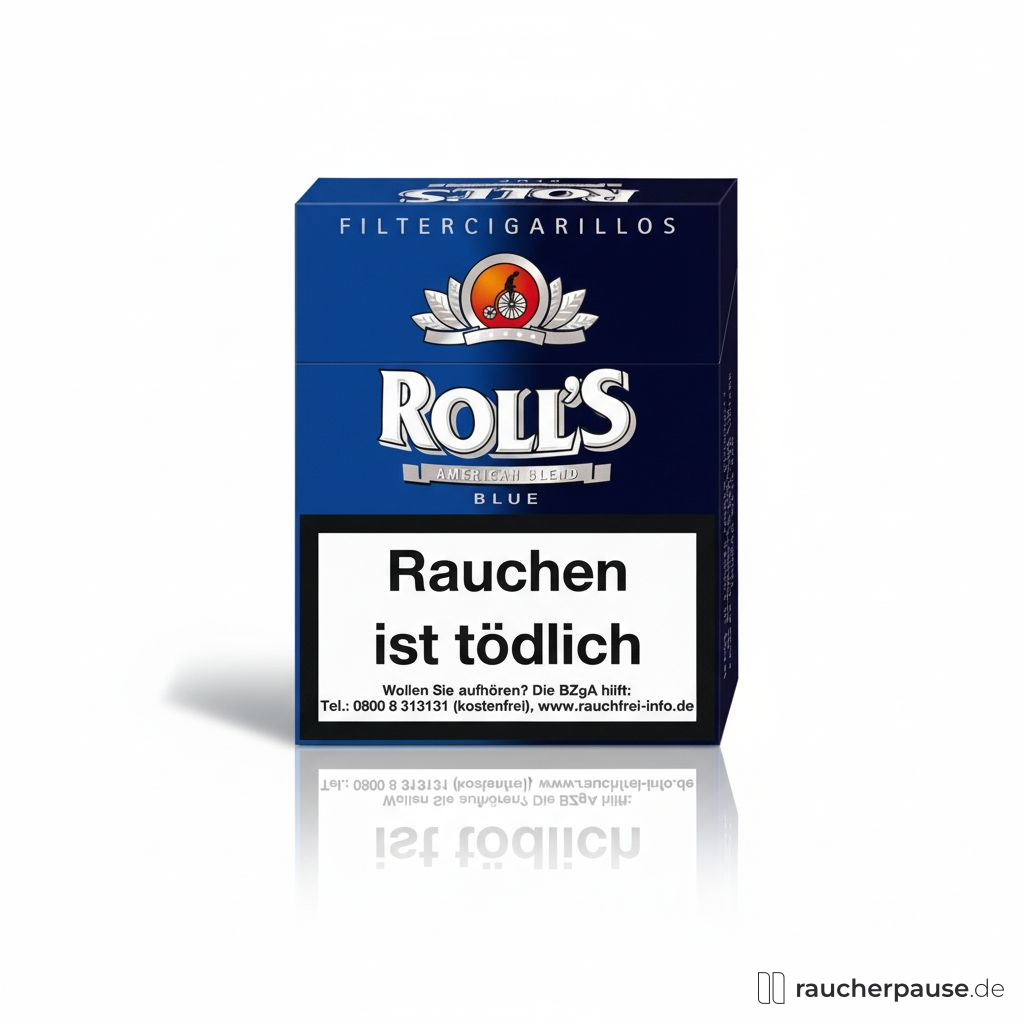 Rolls Blue Zigarillos | 23er Pack | Mild | Villiger | Naturdeckblatt | Tabakaroma