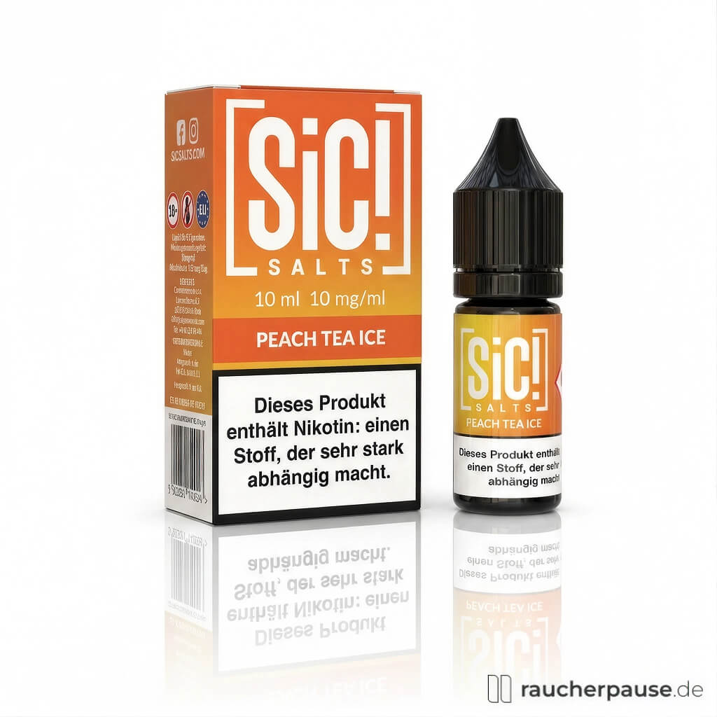 SiC! Salts Peach Tea Ice Liquid | 10 mg/ml Nikotin
