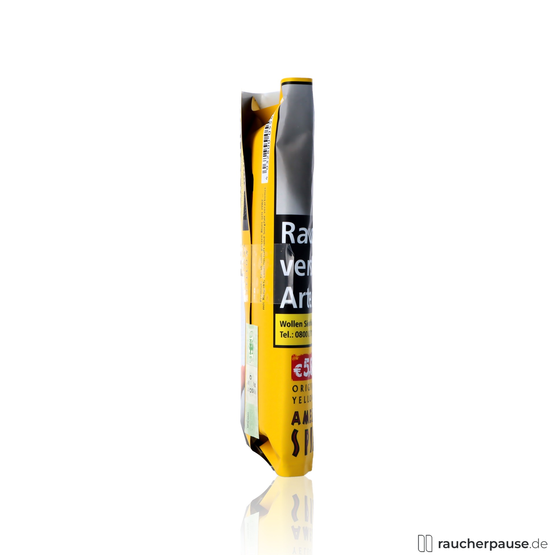 american spirit original yellow tabak 30g feinschnitt ohne zusaetze , packshot vorderseite