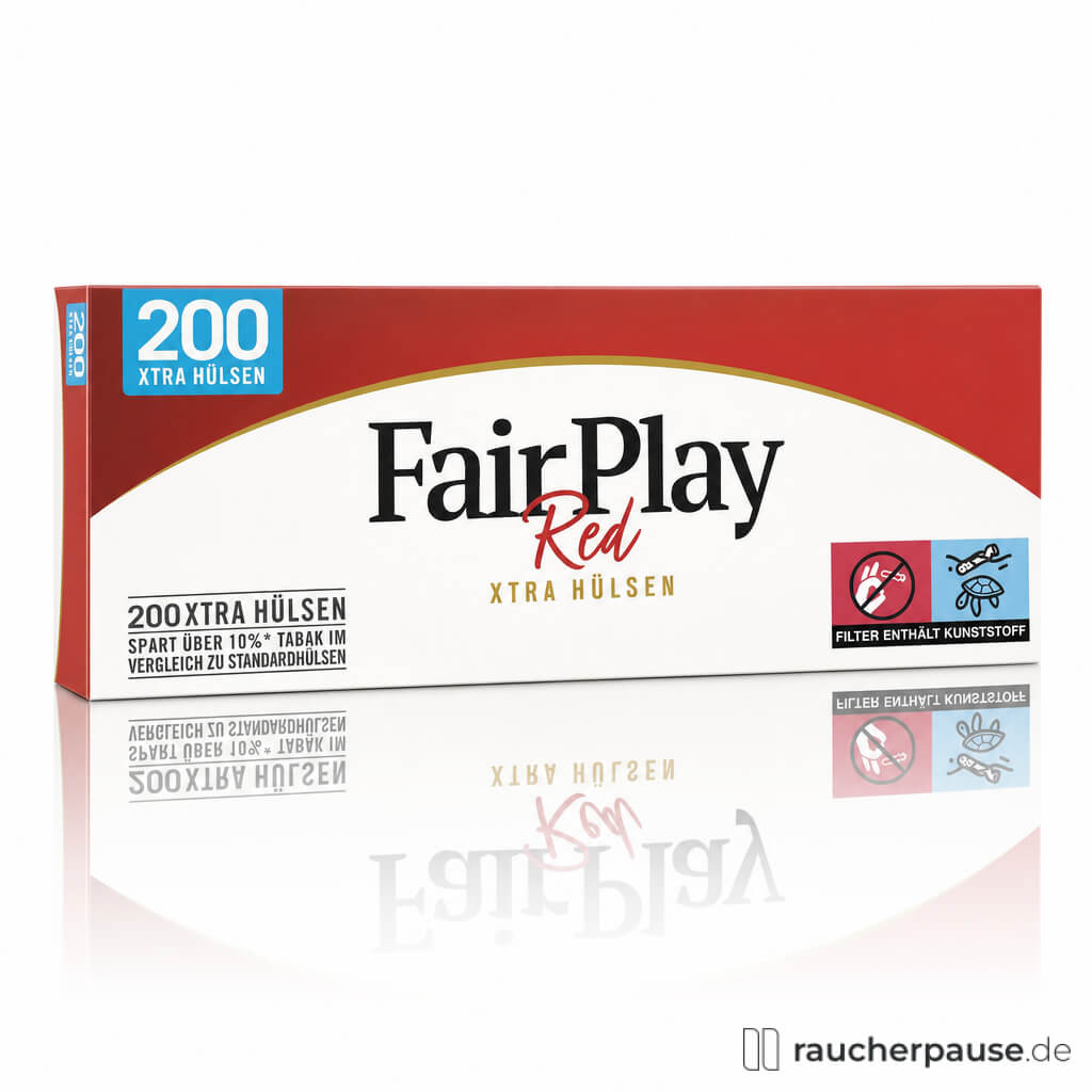 Fair Play Red Xtra Filterhülsen | 200 Stück