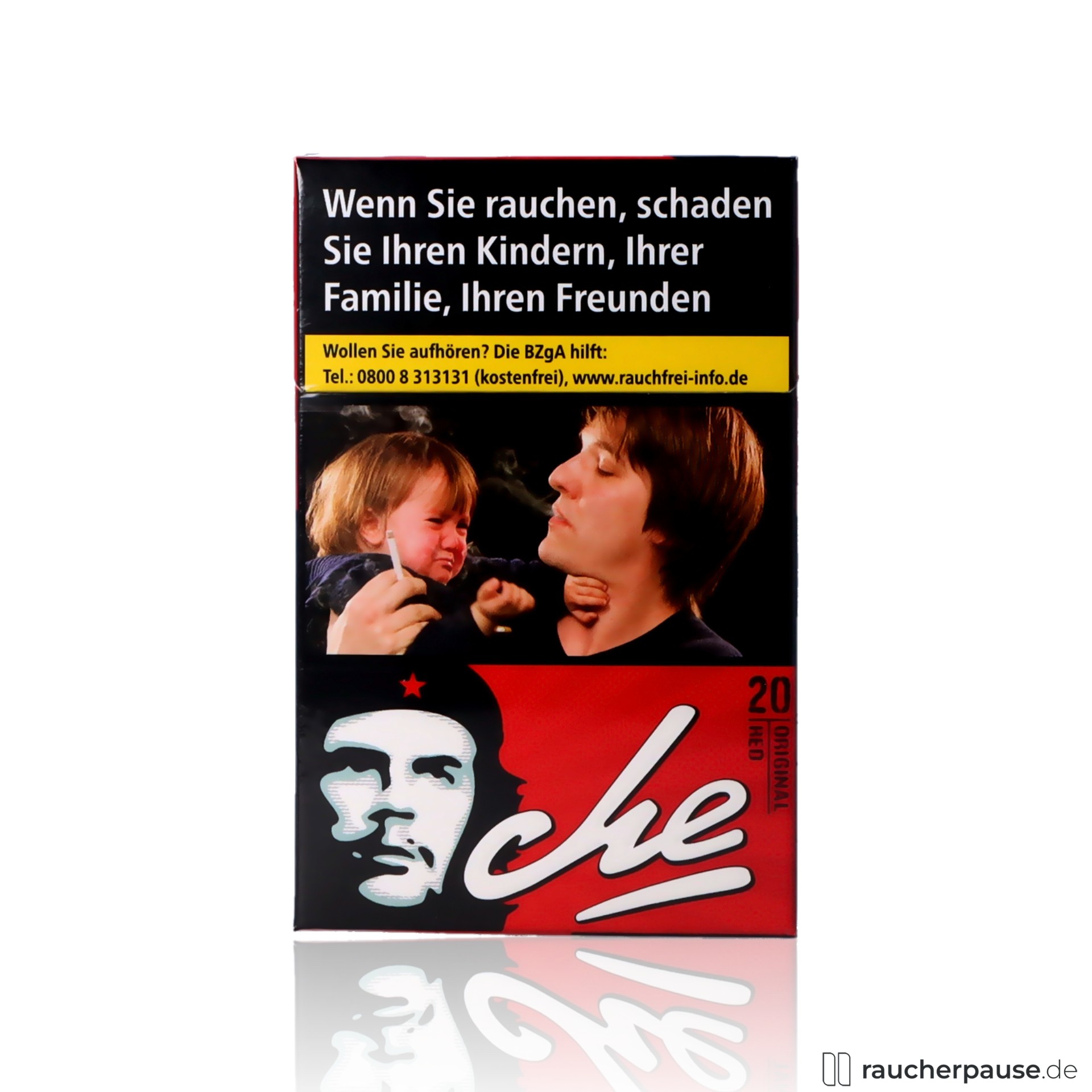 Che Original Pack Zigaretten | 20 Stk. pro Packung | Ohne Zusatzstoffe Che Original Pack Zigaretten | 20 Stk. pro Packung | Ohne Zusatzstoffe