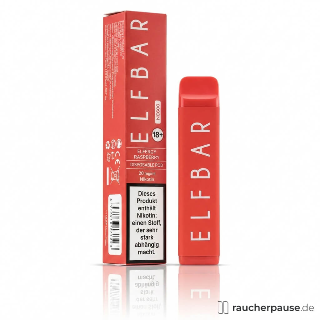 ELFBAR NC600 Elfergy Raspberry | 20 mg/ml Nikotin | bis zu 600 Züge
