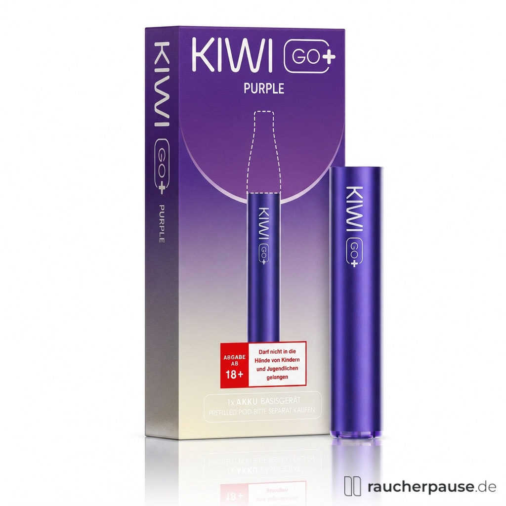 KIWI GO+ Purple Device | 500 mAh Akku | Prefilled Pod-System