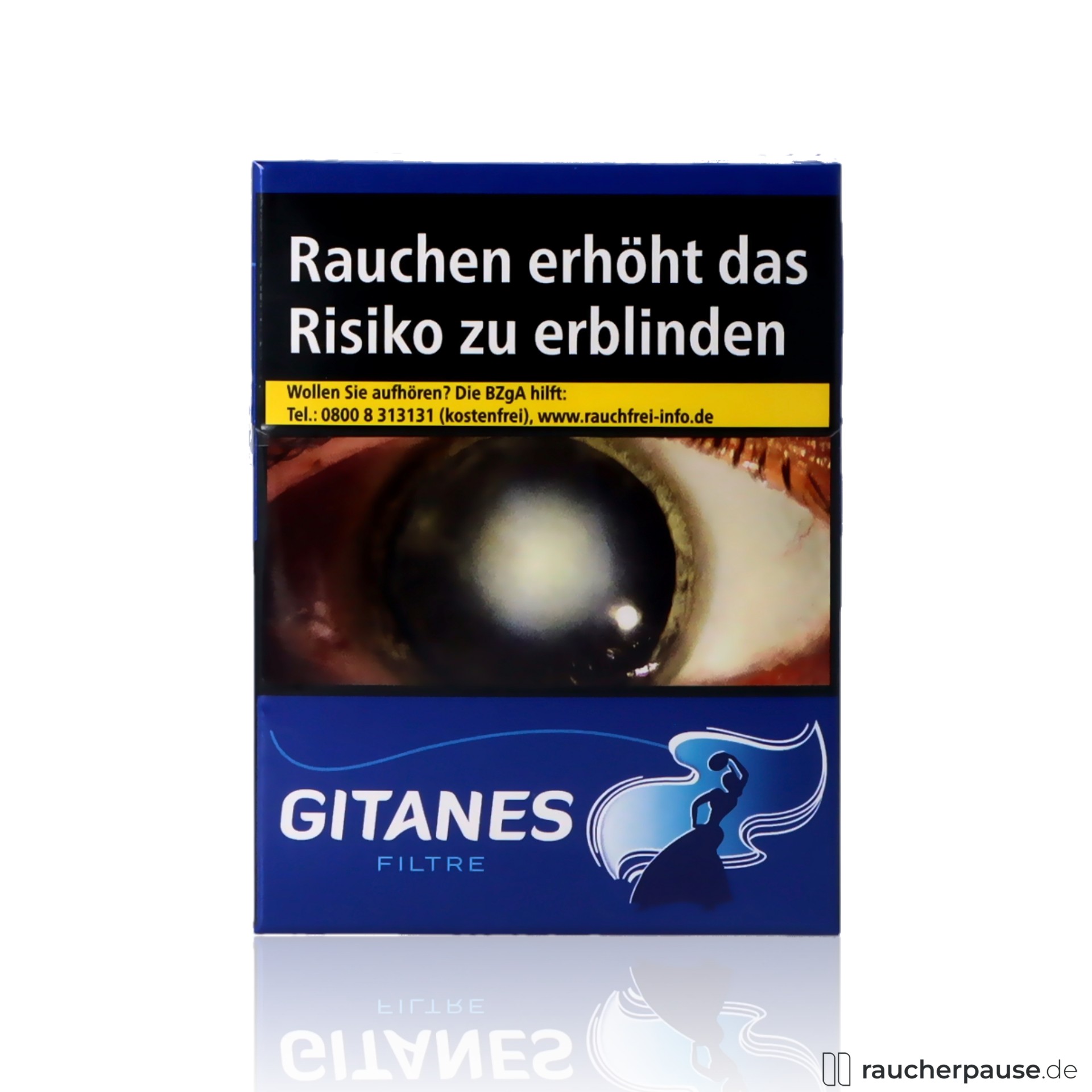 Gitanes Filtre Zigaretten | 20 Stk. pro Packung | Intensiv-würziger Geschmack