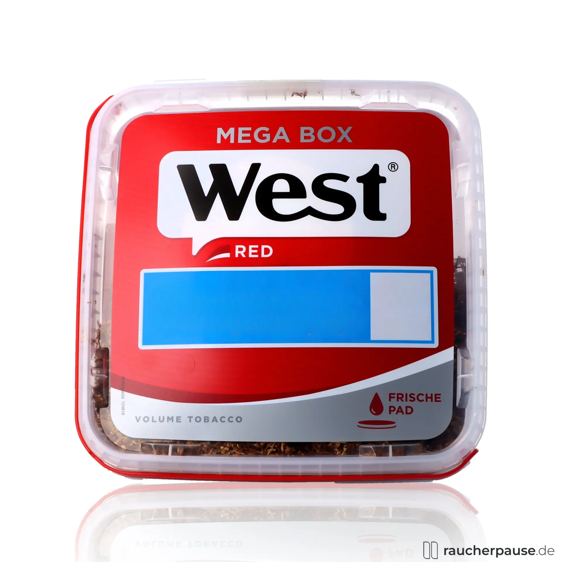 West Red Volumentabak | 110g Mega Box | American Blend | Langanhaltende Frische