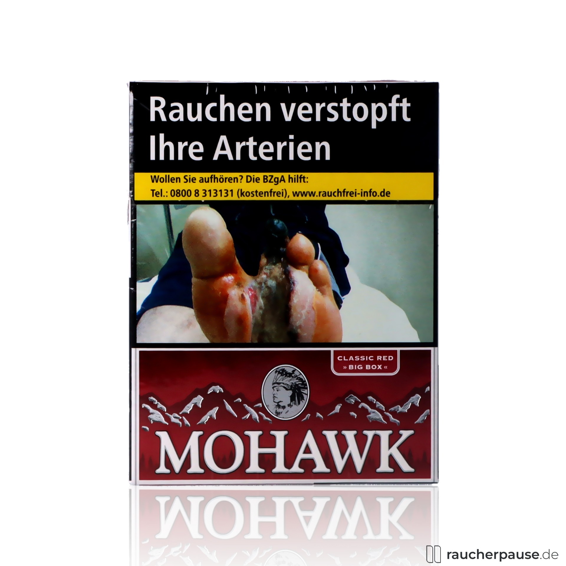 Mohawk Red Zigaretten | 25 Stk. pro Packung | Voll-würziges Aroma