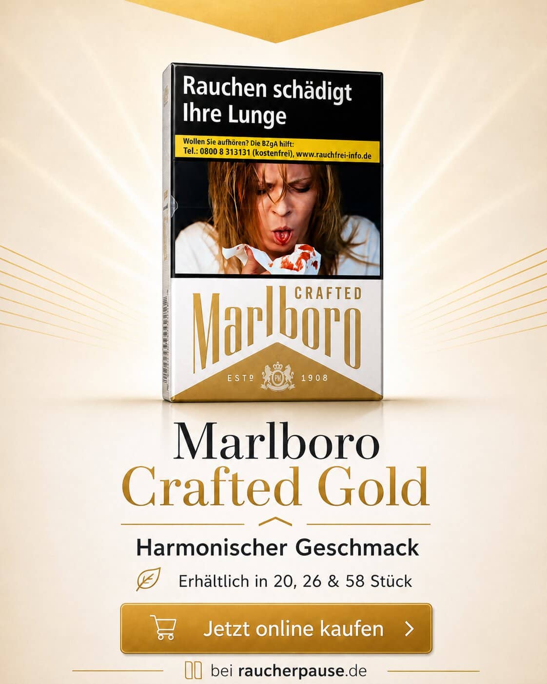 Marlboro Crafted Gold kaufen bei raucherpause.de