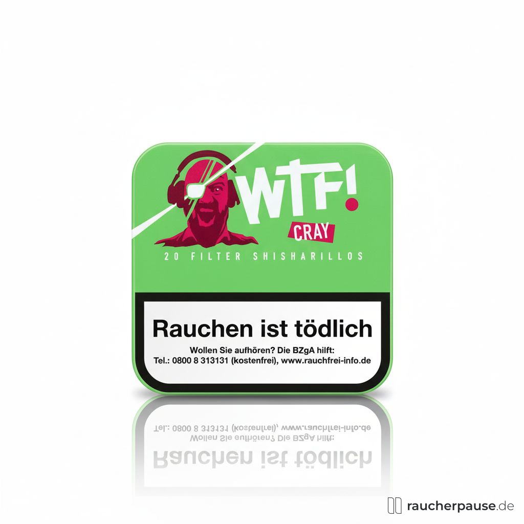 WTF! Shisharillo Cray Zigarillos | 20er | Intensives Apfelaroma | Ecuador Shade WTF! Shisharillo Cray Zigarillos | 20er | Intensives Apfelaroma | Ecuador Shade