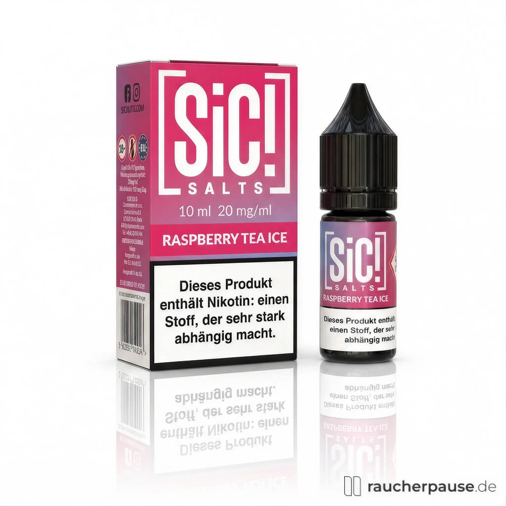 SiC! Salts Raspberry Tea Ice Liquid | 20 mg/ml Nikotin