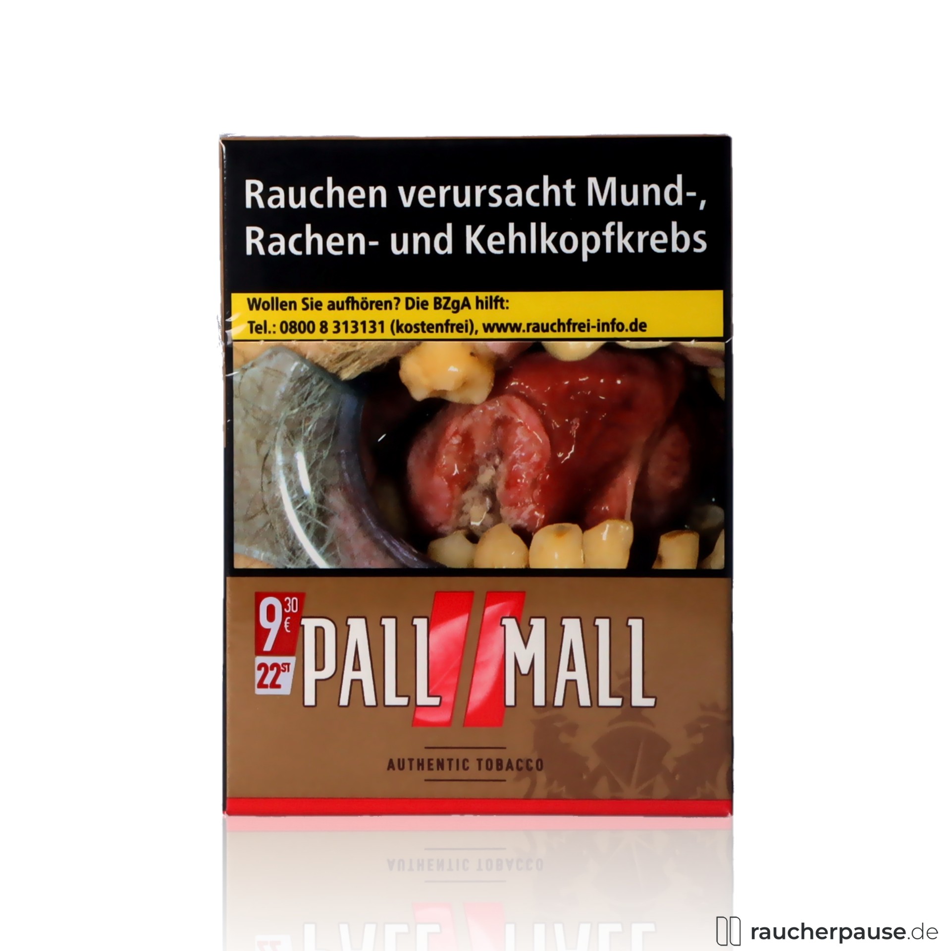 Pall Mall Authentic Red XXL Zigaretten | 22 Stk. pro Packung | Ohne Zusätze