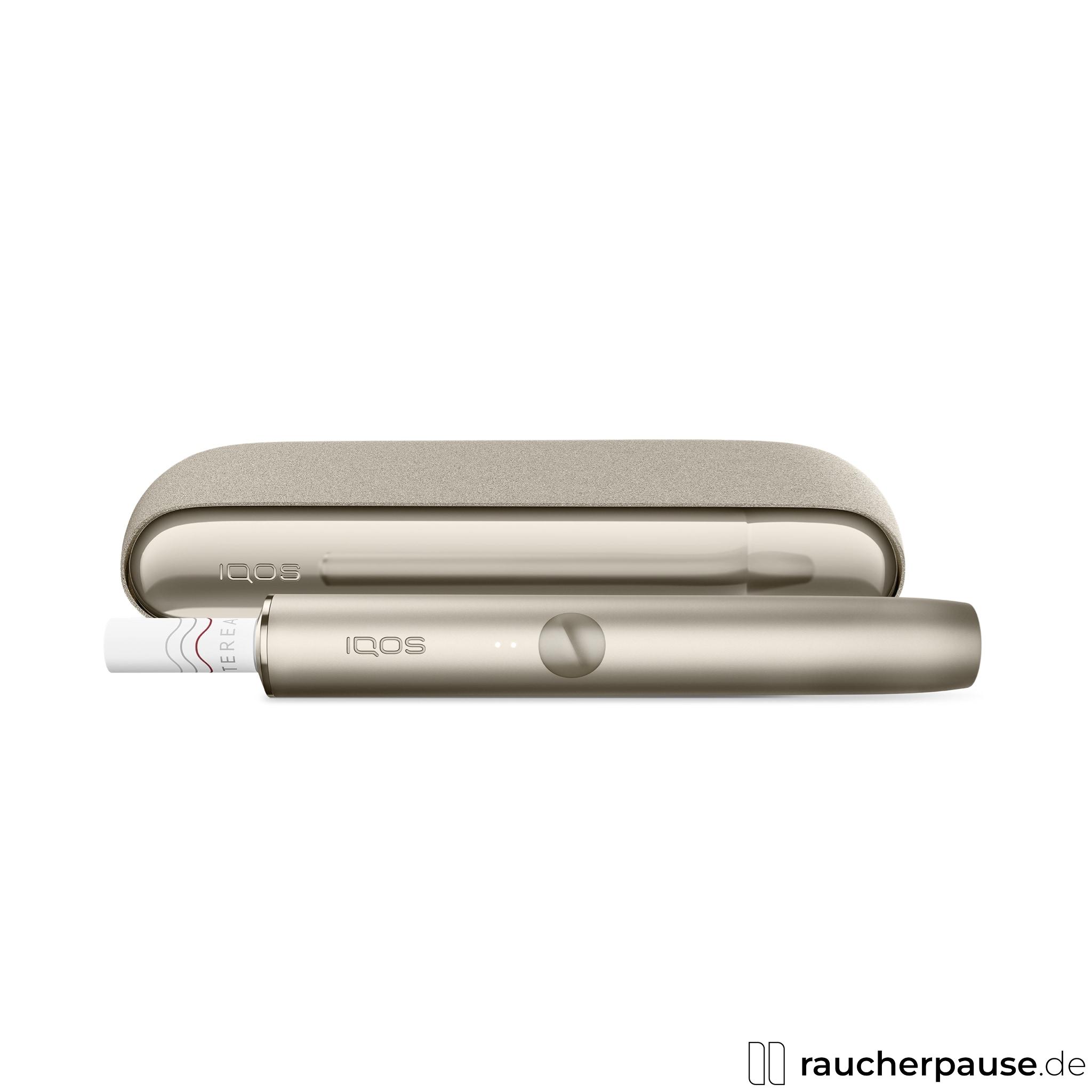 iqos, iqos iluma pebble beige , packshot hinterseite