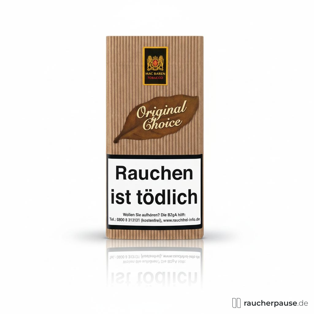 Mac Baren Choice Original Choice | 40g Pouch | Sanft-würzig & süßes Aroma