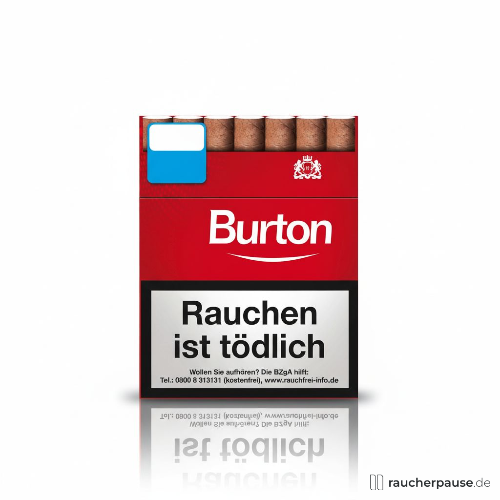 Burton Original Naturdeckblatt Zigarillos | XL-Box 25 Stk | Virginia, Burley, Orient Burton Original Naturdeckblatt Zigarillos | XL-Box 25 Stk | Virginia, Burley, Orient