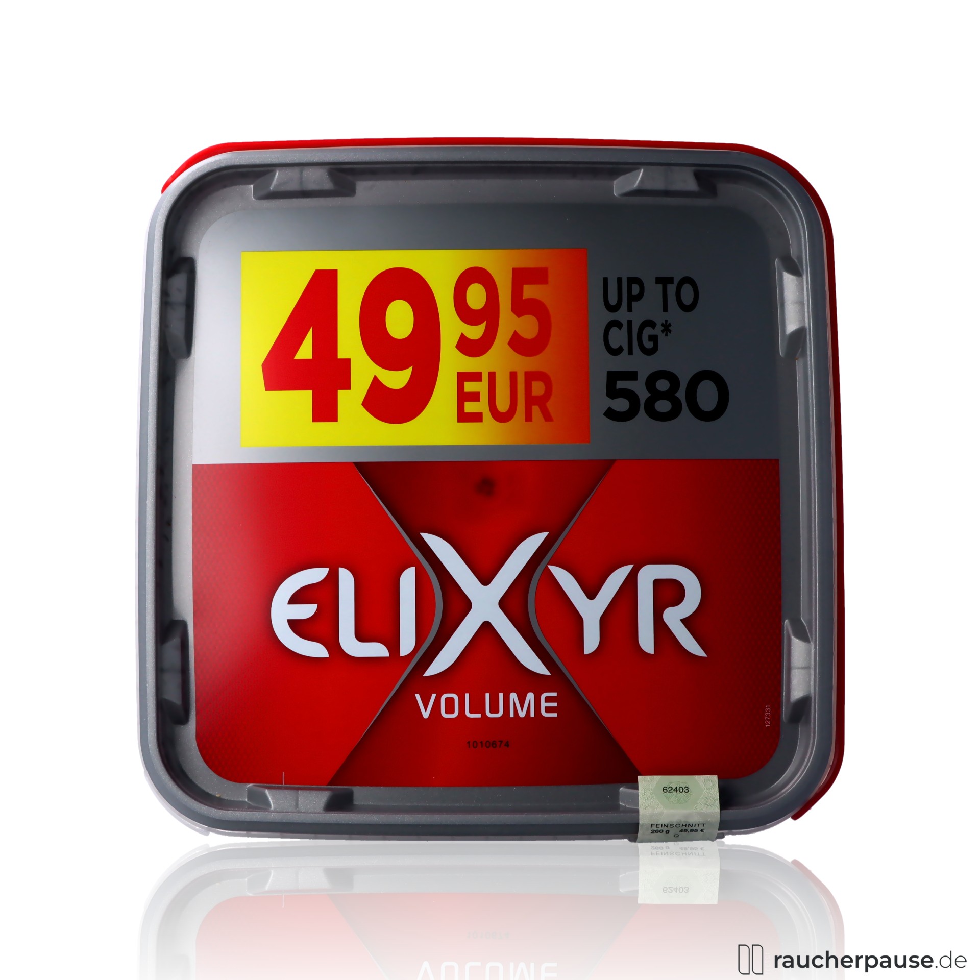 Elixyr Rot Volumentabak | 260g Eimer | American Blend