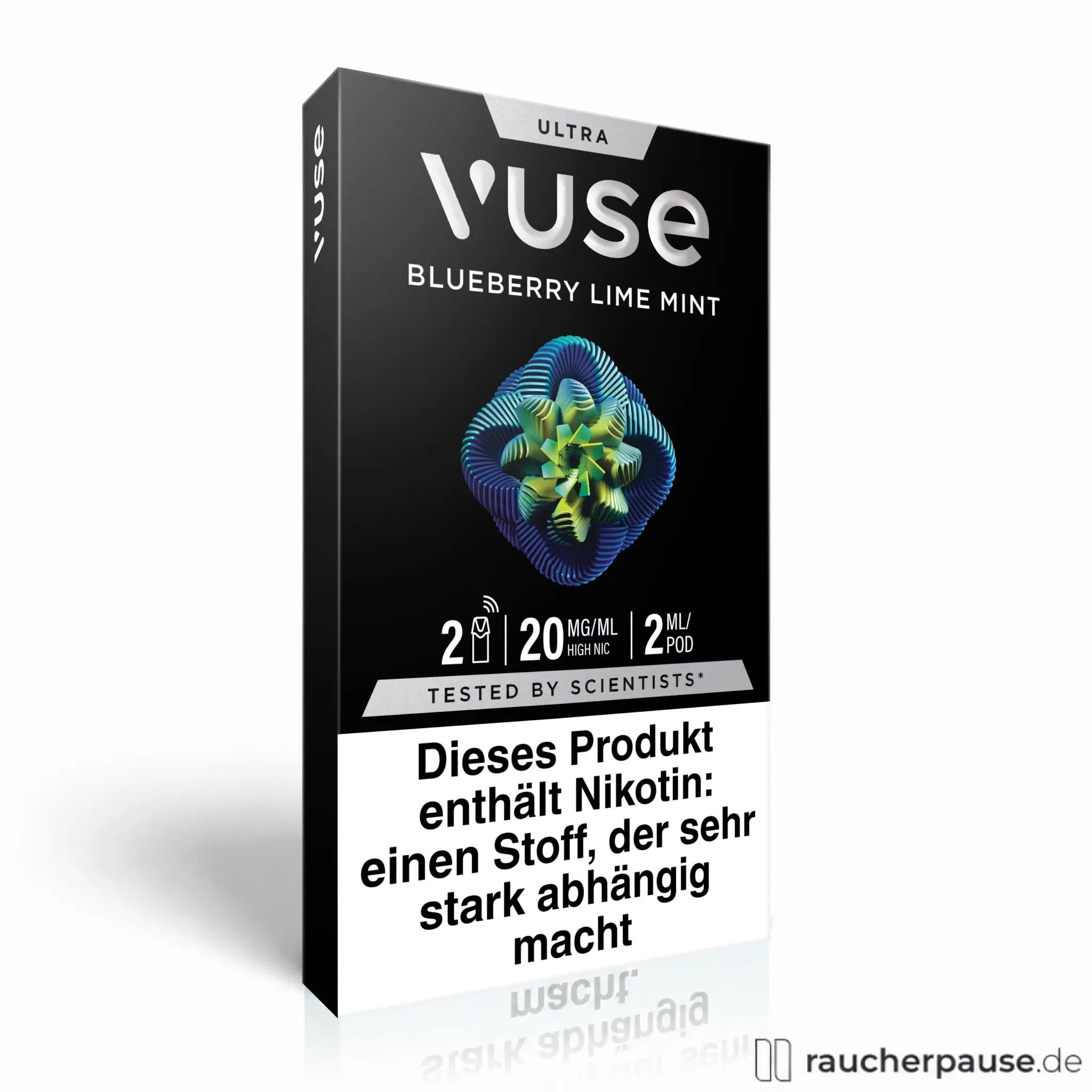Vuse Ultra Pods Blueberry Lime Mint | 20 mg/ml Nikotin | 2 Pods