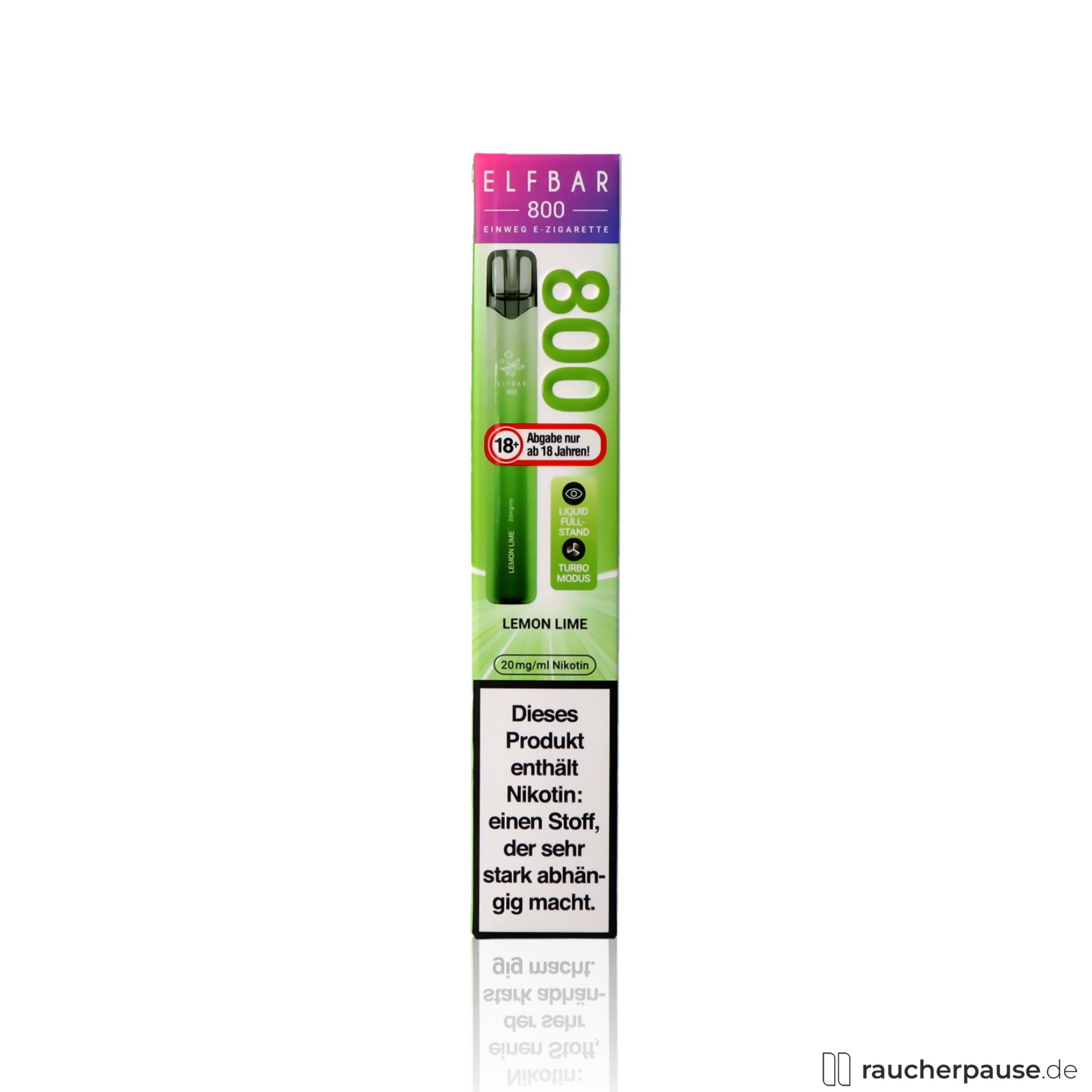 ELFBAR 800 Lemon Lime | 20mg Nikotin | 800 Züge Einweg E-Zigarette