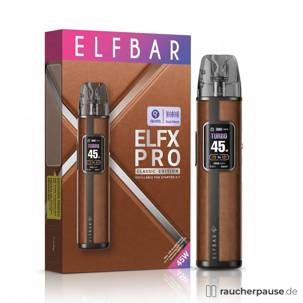 ELFBAR ELFX Pro Classic Edition Brown | 1200 mAh | 45 Watt