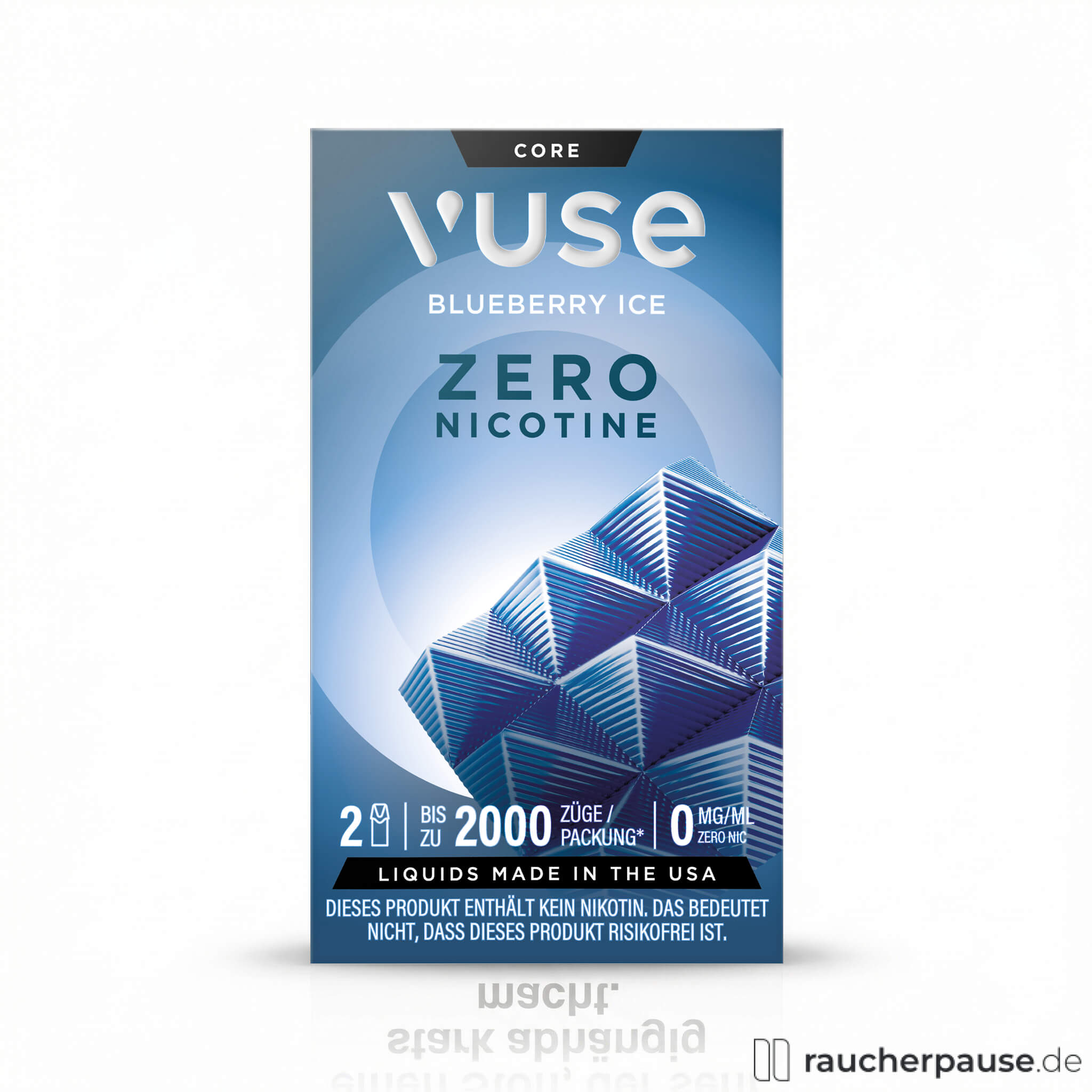 Vuse Blueberry Ice Prefilled Pods | 2 Stück | nikotinfrei