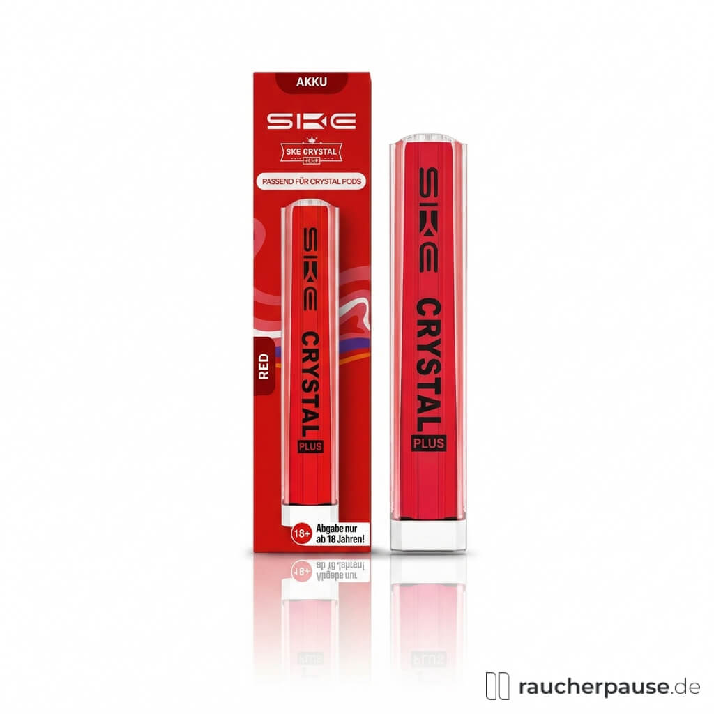 SKE Crystal Plus Akku Red | 400 mAh