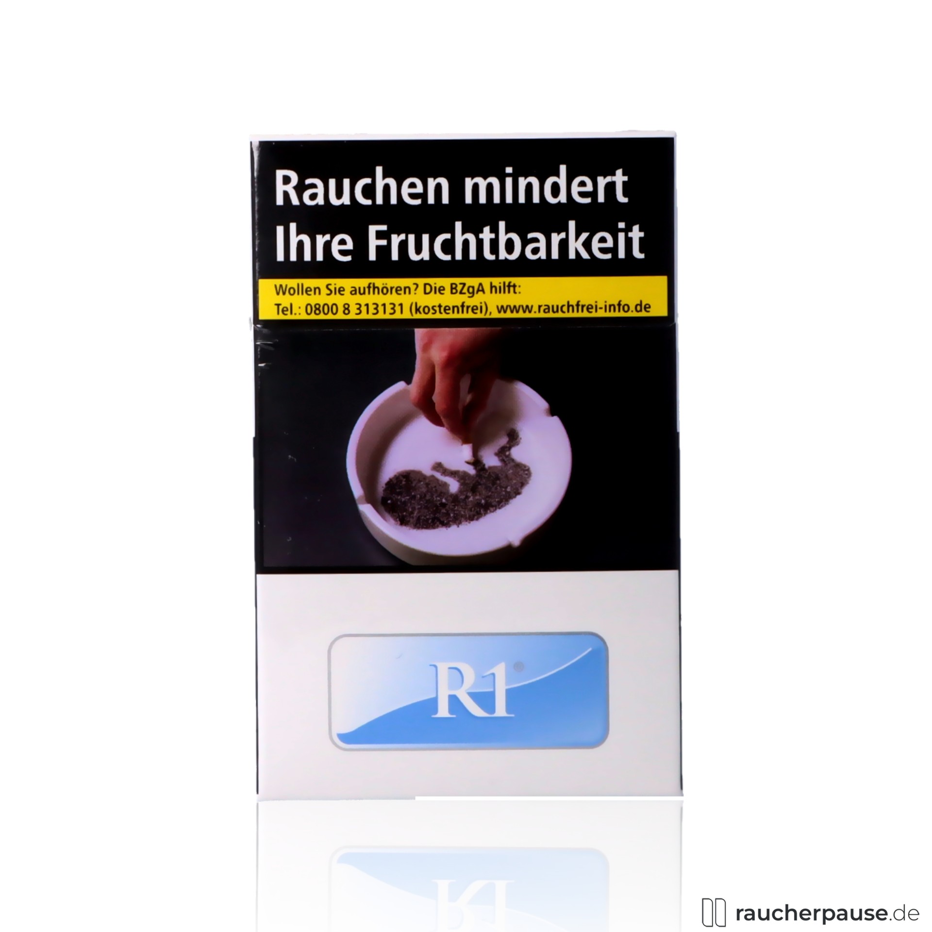 R1 Blue Zigaretten | 20 Stk. pro Packung | Mildes Aroma & Niedriger Nikotingehalt