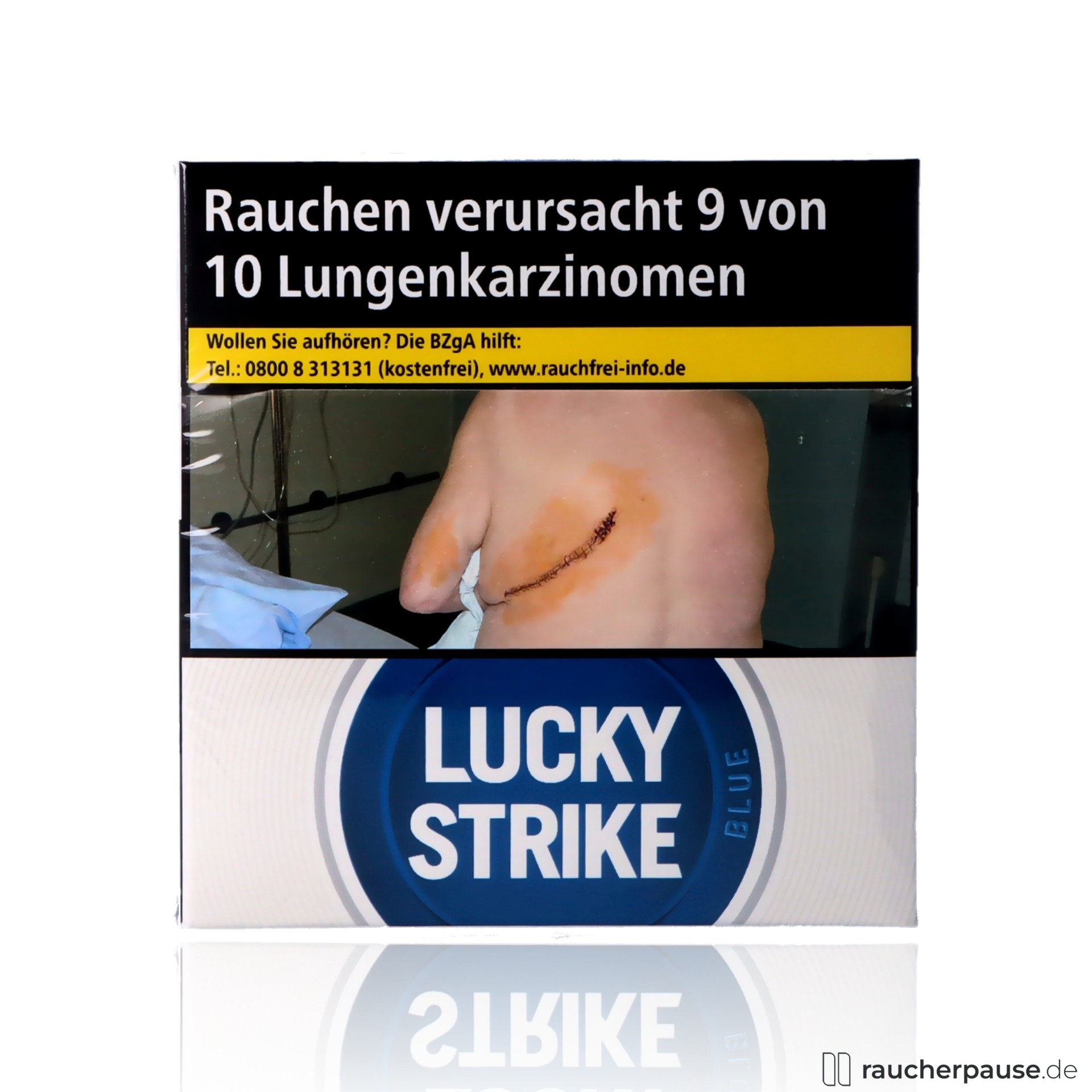 Lucky Strike Blue Hercules Zigaretten | 60 Stk. pro Packung | Flow Filter & Slow-Cured-Verfahren