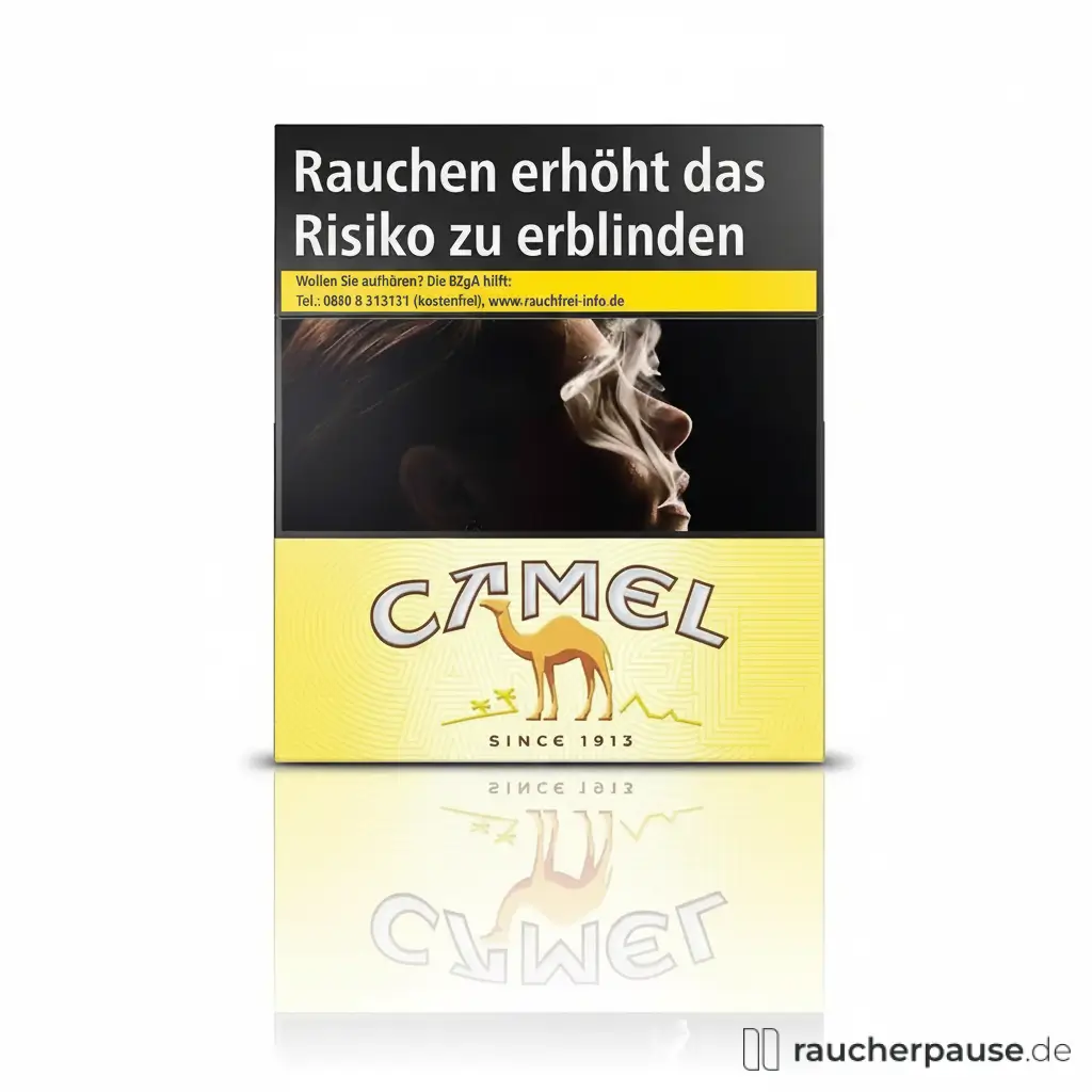 Camel Zigaretten Yellow BP 5XL | King Size | Starke American Blend Filterzigaretten | Intensiver Geschmack
