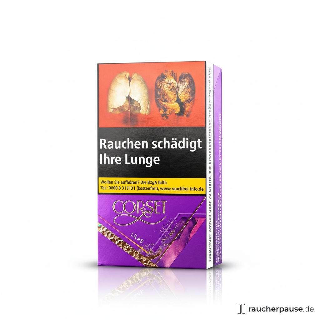 Corset Lilas Slim Zigaretten | 20 Stk. pro Packung | 100 mm Slim Format