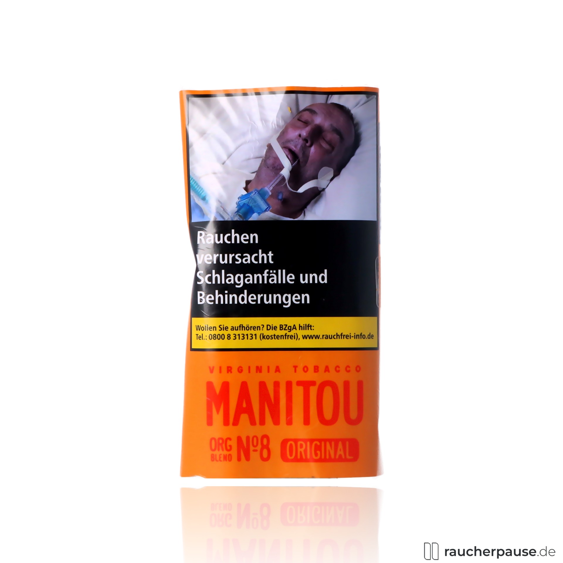 Manitou ORG Gold Feinschnitt | 30g Pouch | Ohne Zusatzstoffe | Virginia & Orient