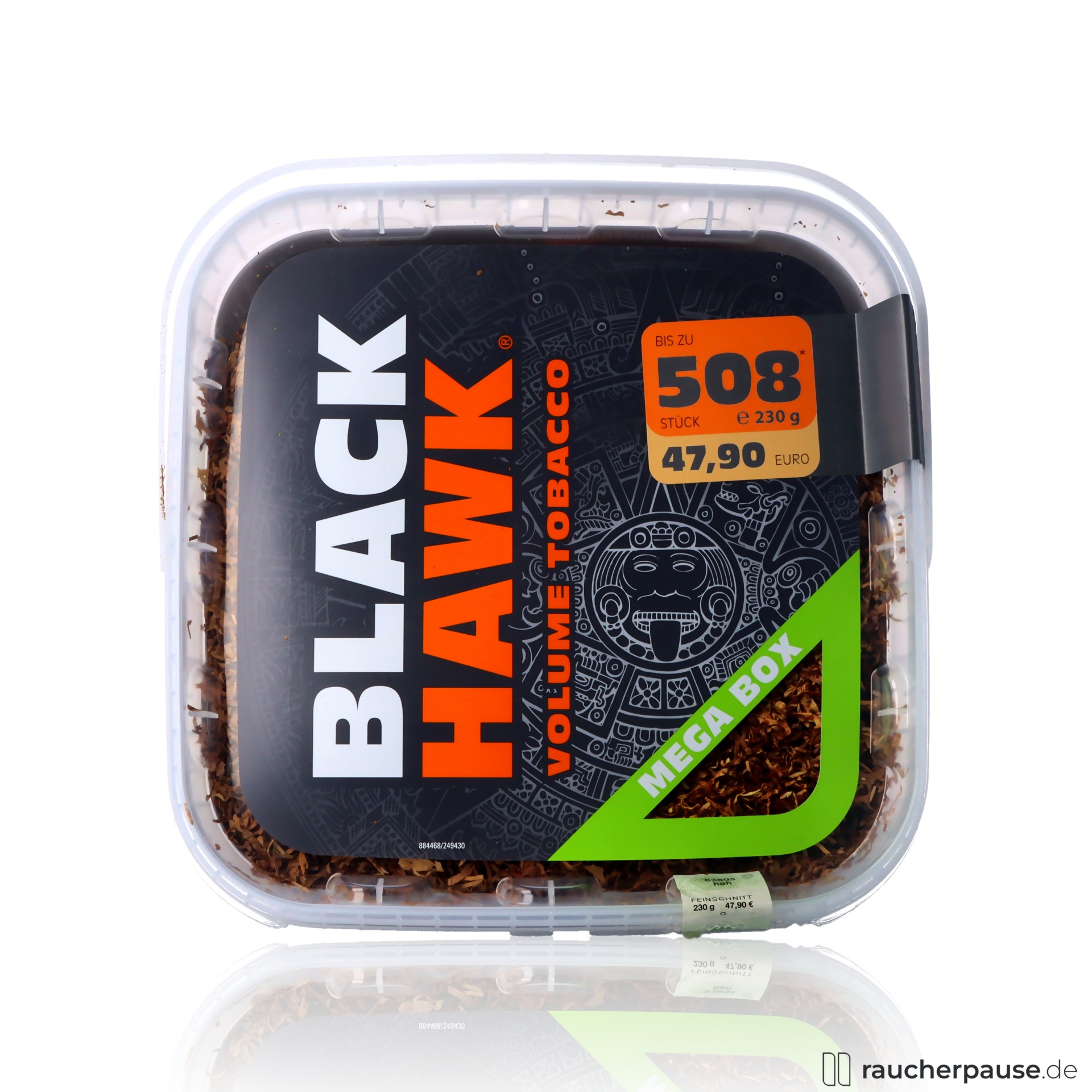 Black Hawk Volumentabak | 230g Mega Box | American Blend | Würzig & Stark