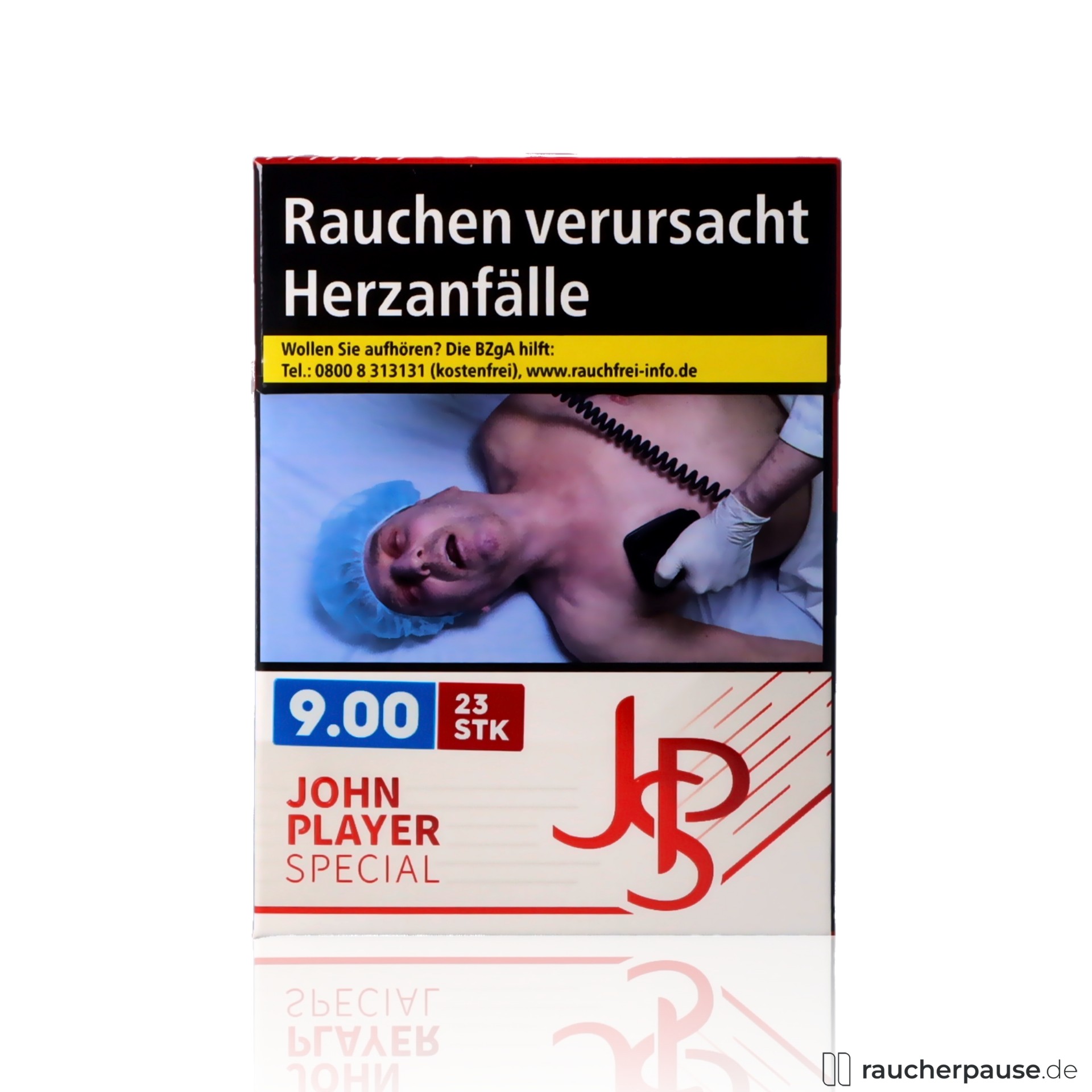 JPS Red XXL Zigaretten | 23 Stk. pro Packung | Kräftiger American Blend Geschmack