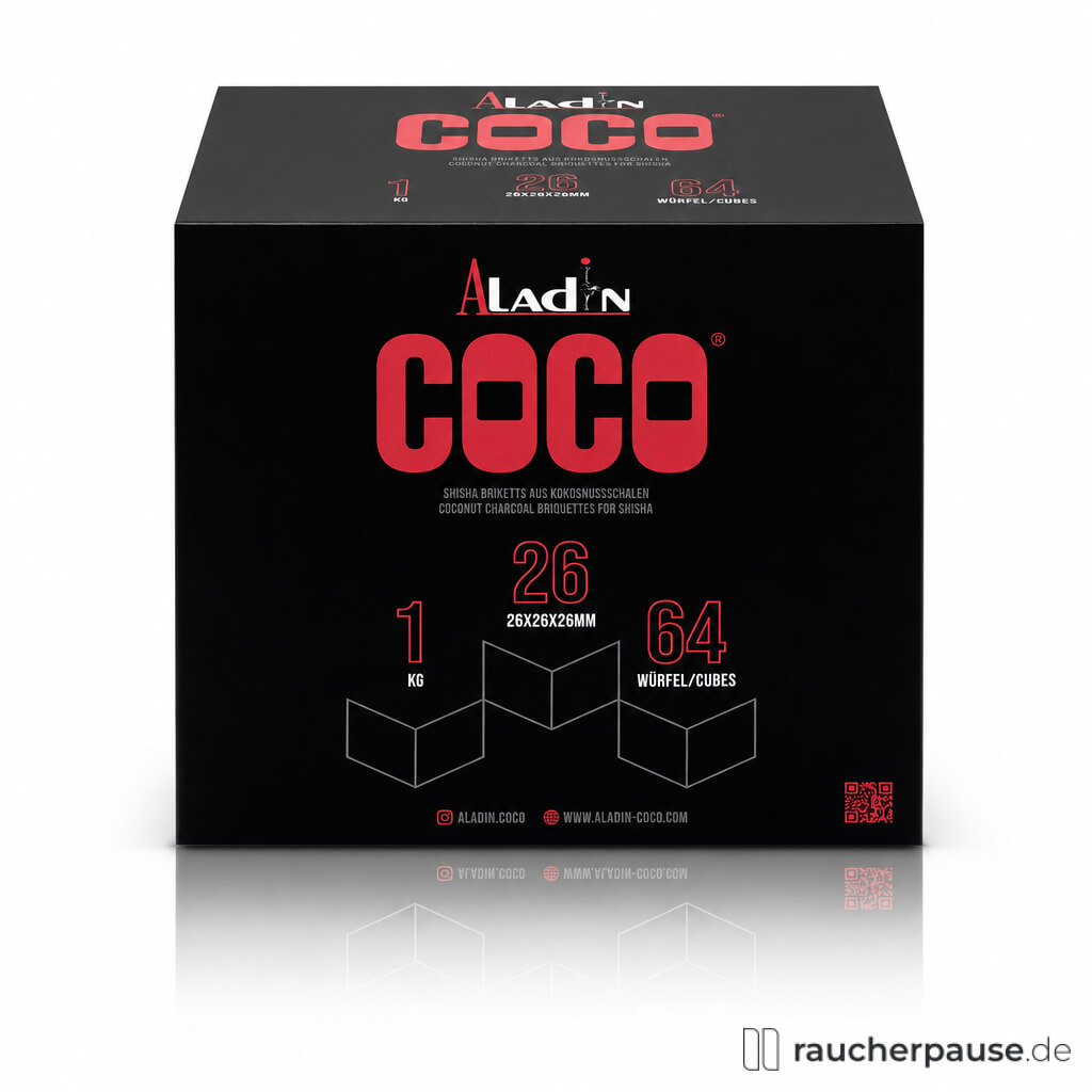 Aladin Coco Naturkohle 26 mm | 1 kg