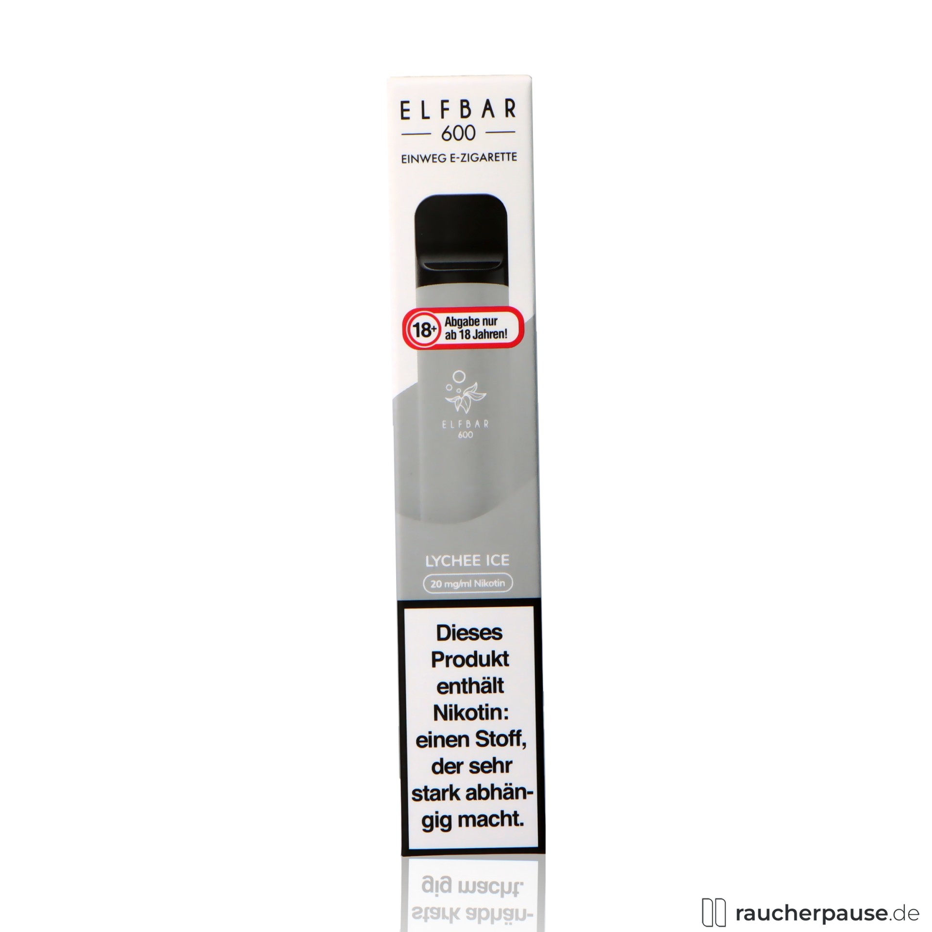 ELFBAR E-Shisha Lychee Ice | 20mg/ml Nikotin | Einweg E-Zigarette | Litschi & Ice