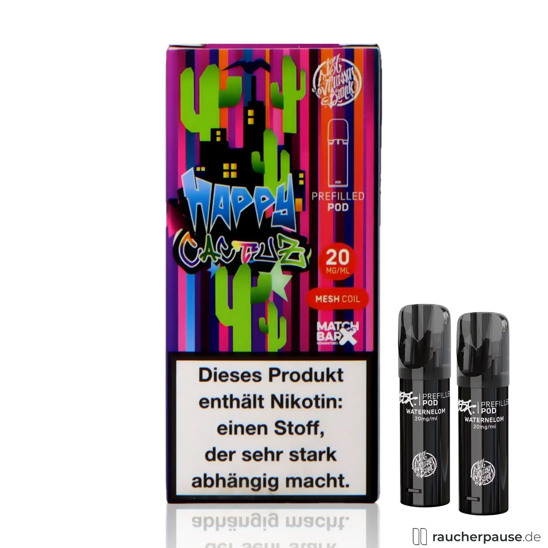 187 Straßenbande Pods | Happy Cactuz | 20mg/ml Nikotin | Süßes Kaktuseis