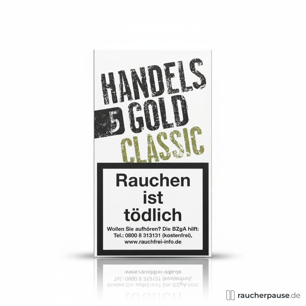 Handelsgold Classic No. 218 Zigarillos | 5er Pack | Süßlicher Abgang | 10 Min. Rauchdauer Handelsgold Classic No. 218 Zigarillos | 5er Pack | Süßlicher Abgang | 10 Min. Rauchdauer