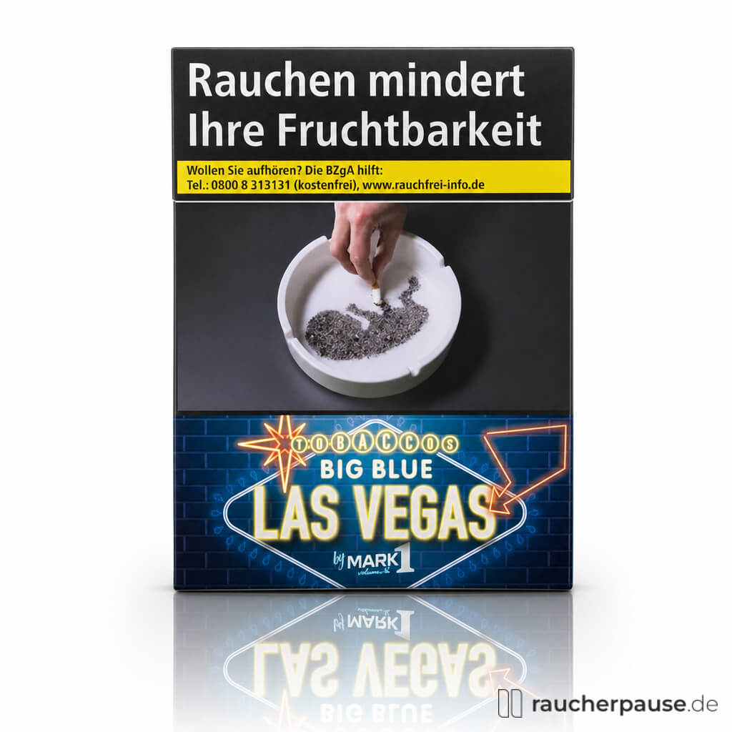 Las Vegas Blue Big Zigaretten | 25 Stk. pro Packung | American Blend King Size