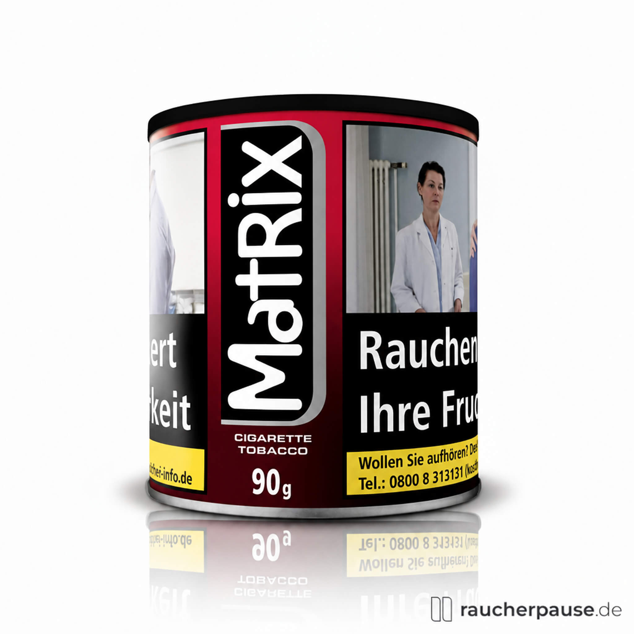 Matrix Red Zigarettentabak American Blend | 90g Dose (Stark/Intensiv)