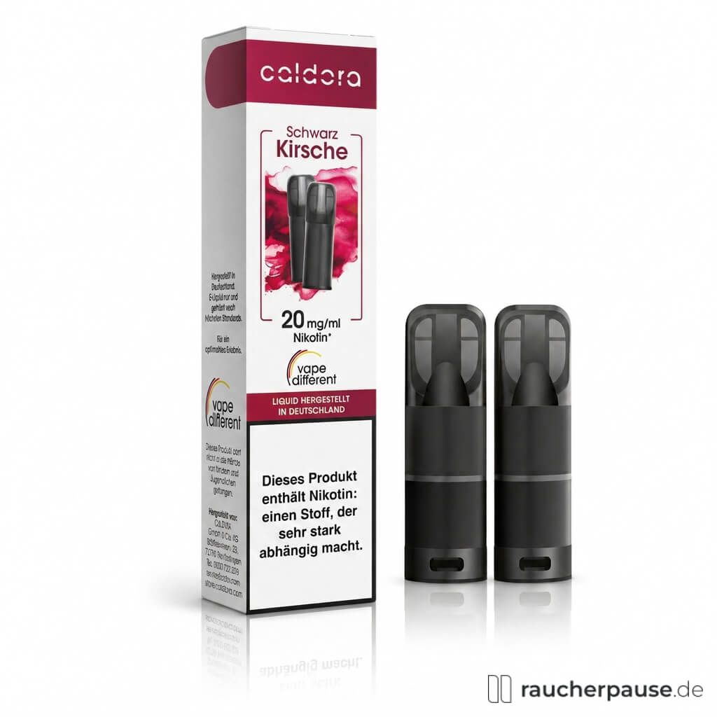 Caldora Schwarze Kirsche Prefilled Pods | 2 Stück | 20 mg/ml Nikotin