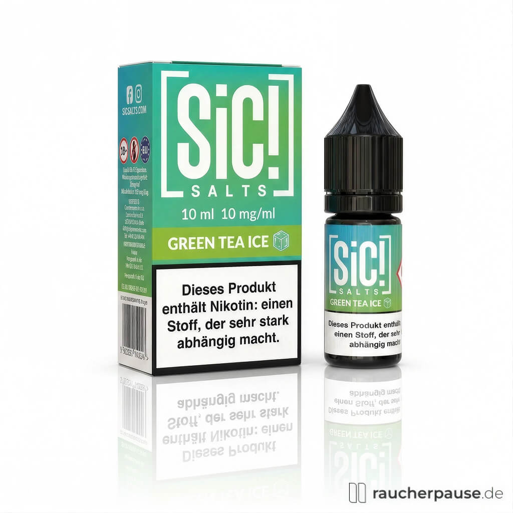 SiC! Salts Green Tea Ice Liquid | 10 mg/ml Nikotin