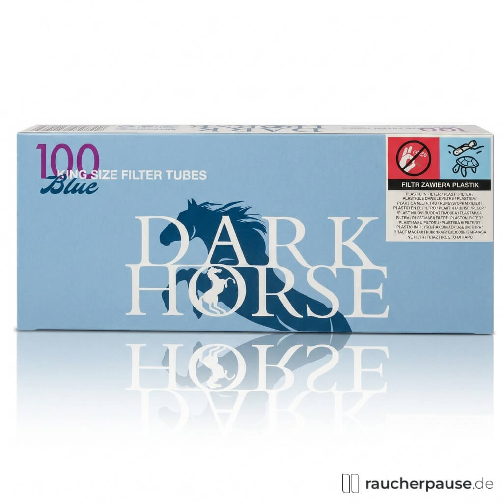 Dark Horse Blue Super Flow Filterhülsen | 100 Stück